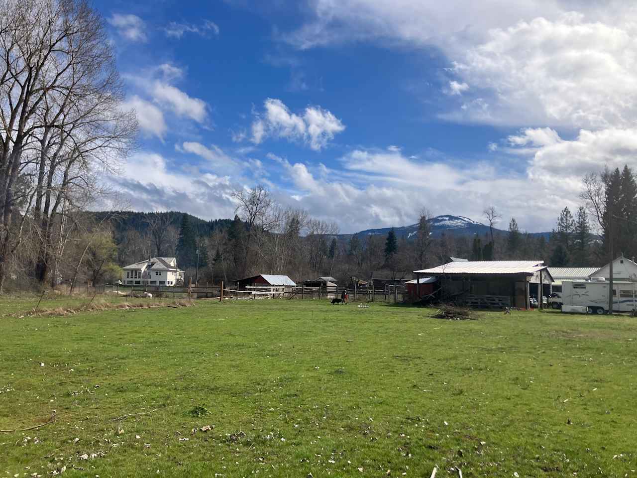 Left field, RV parking