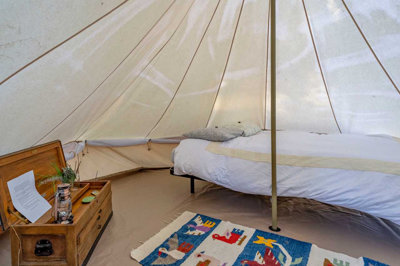 The Woodland Charm Bell Tent.