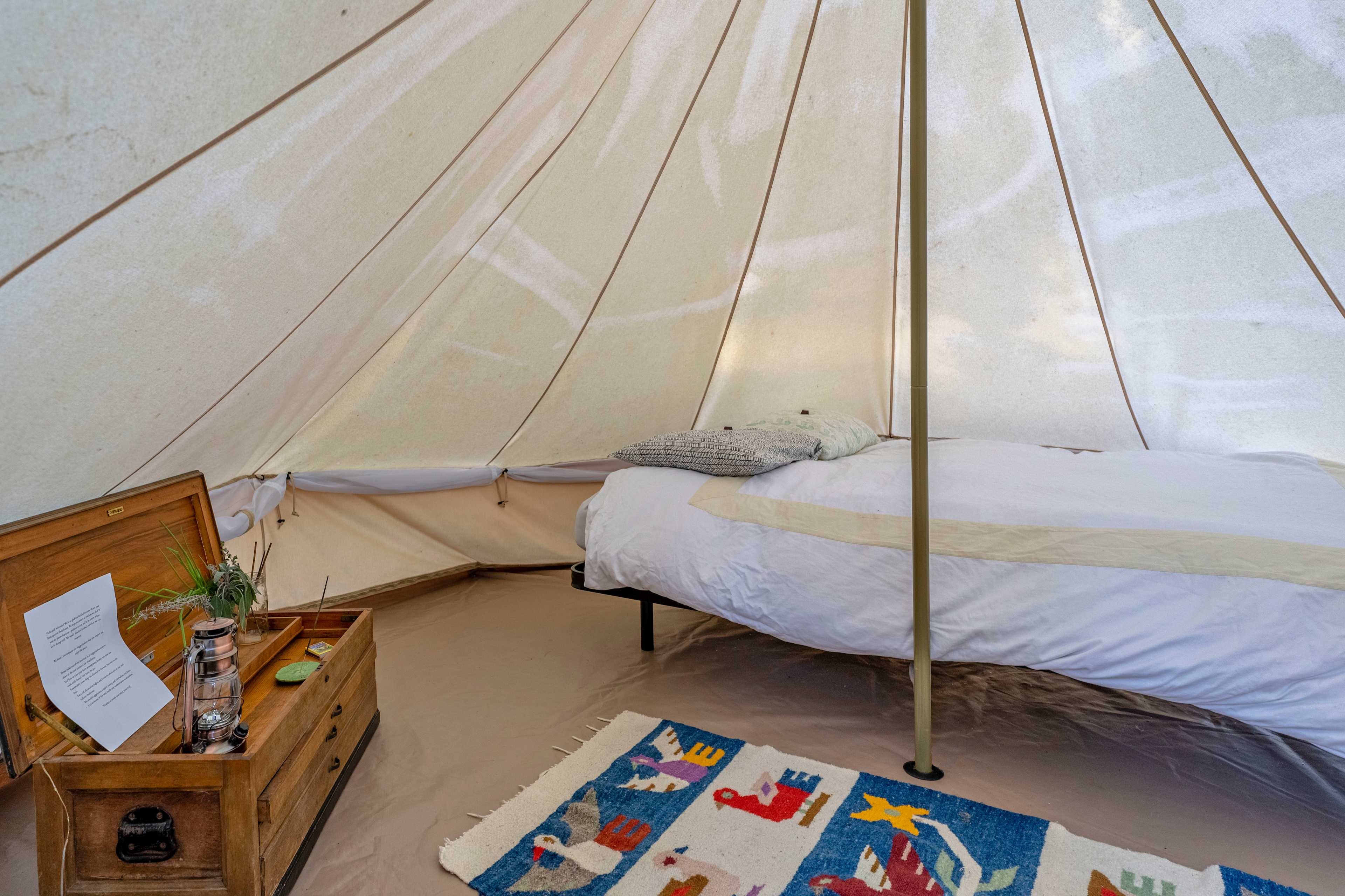 The Woodland Charm Bell Tent.